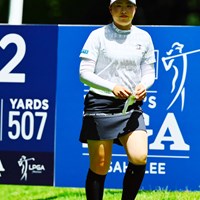 微笑 2024年 KPMG全米女子プロゴルフ選手権 3日目 竹田麗央