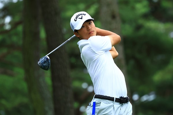 2024年 日本アマチュアゴルフ選手権 初日 鈴木隆太 鈴木隆太が首位発進（提供：JGA）