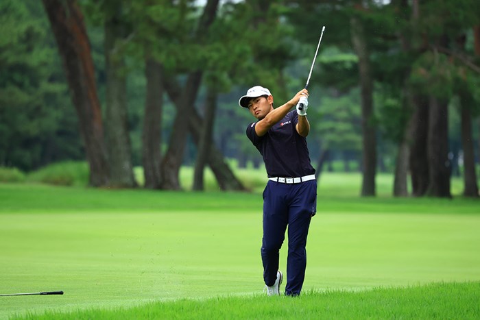 5位スタートの山下勝将（提供：JGA） 2024年 日本アマチュアゴルフ選手権 初日 山下勝将