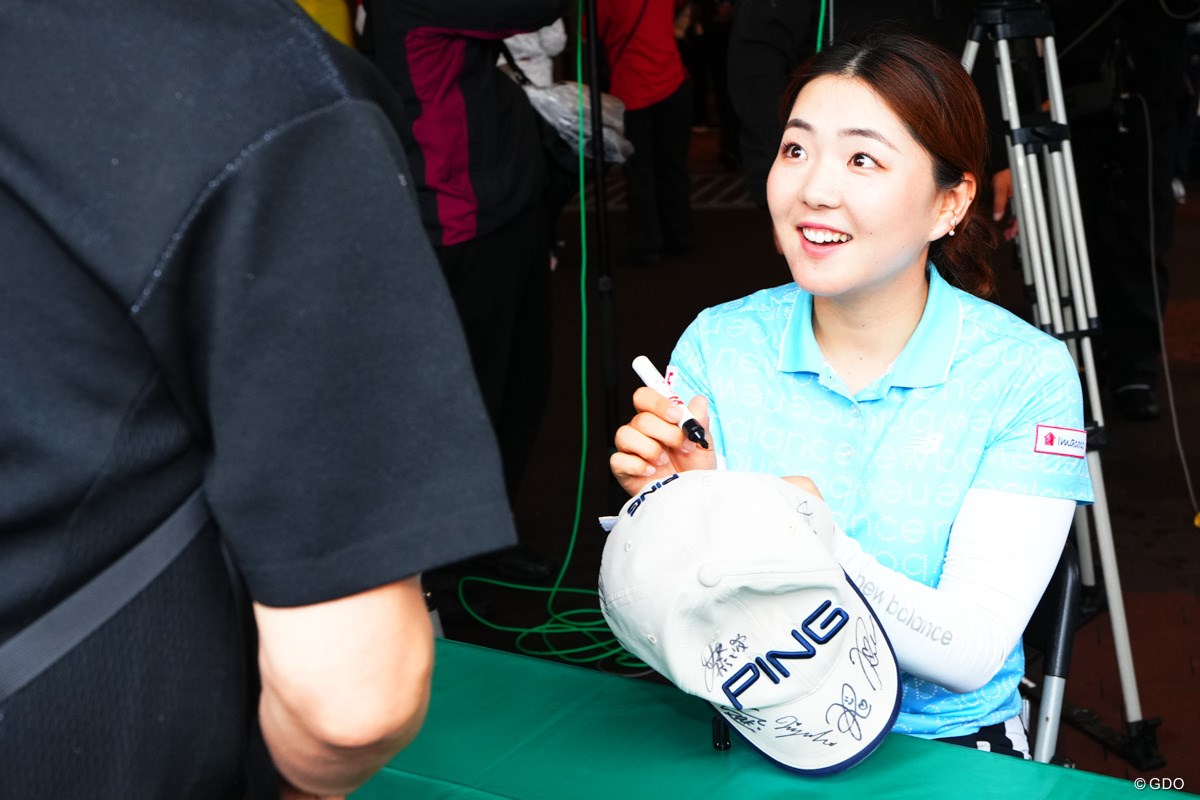 2024年 資生堂 レディスオープン 2日目 山内日菜子