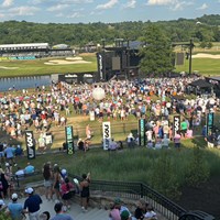 コンサートにはギャラリーが集結 2024年 LIVゴルフ・ナッシュビル 最終日
