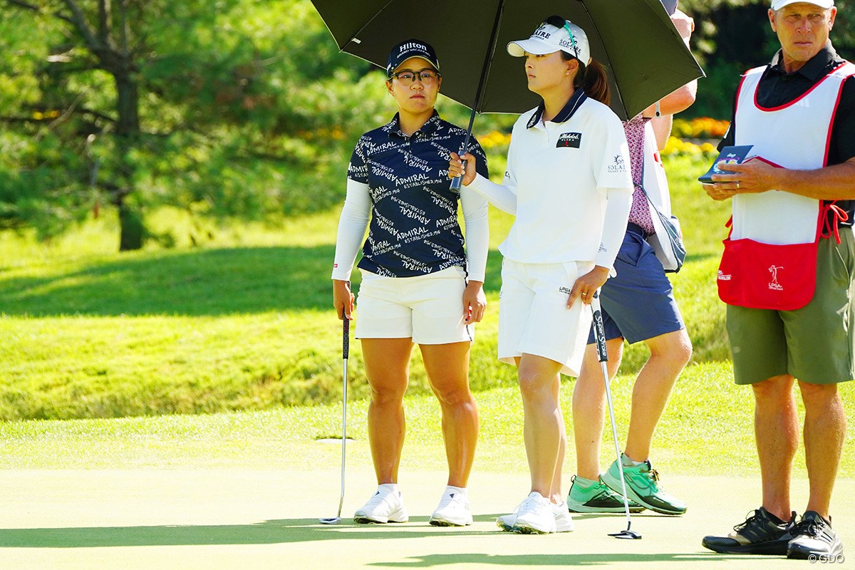 2024年 ダウ選手権 3日目 畑岡奈紗 コ・ジンヨン