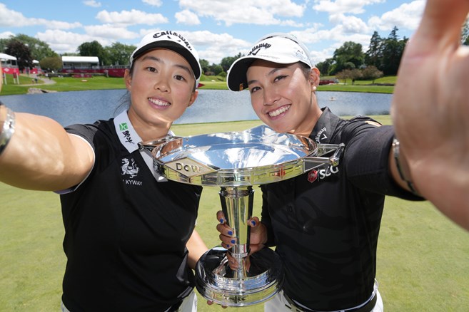 畑岡奈紗と西郷真央のペアは8位 ティティクル＆ルオニンが制す