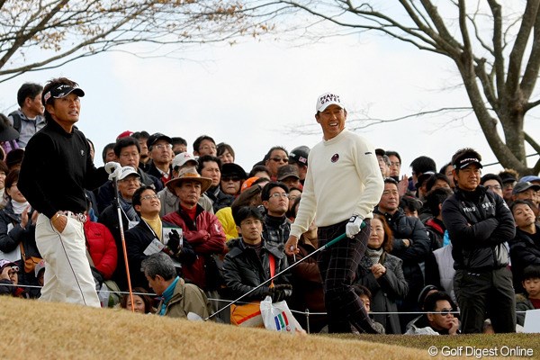 2010年 Hitachi 3Tours Championship 2010 （左から）宮本勝昌、芹澤信雄、藤田寛之