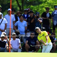 カップに入りそうなアプローチ 2024年 日本プロゴルフ選手権大会 最終日 蝉川泰果