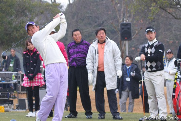 尊敬する尾崎将司の前でティショットを放ち「いいねー」と褒められた池田勇太