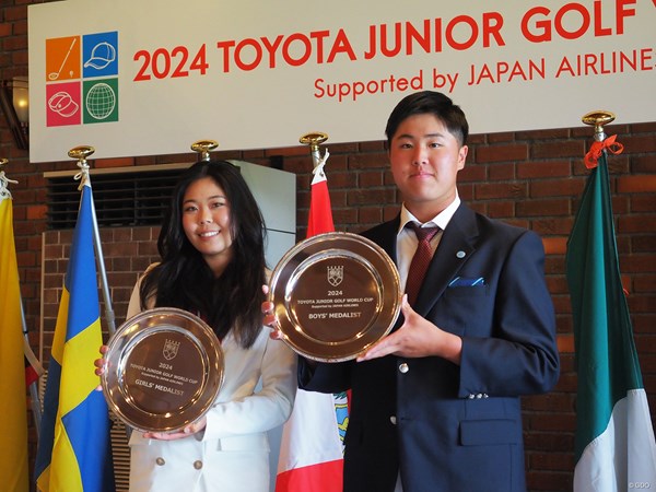 2024年 トヨタジュニアワールドカップ 松山茉生 ジャスミン・クー 個人戦を制した松山茉生とジャスミン・クー