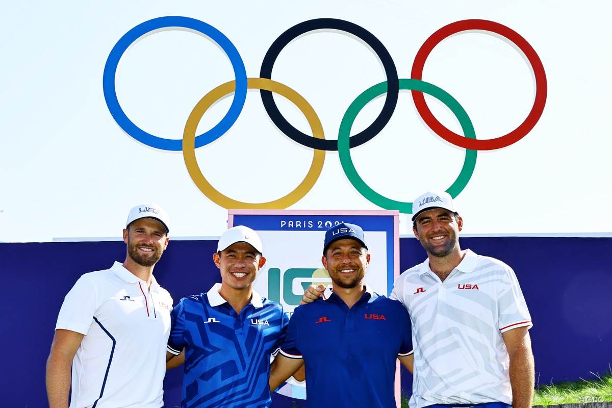 2024年 パリ五輪 事前 ウィンダム・クラーク コリン・モリカワ ザンダー・シャウフェレ スコッティ・シェフラー