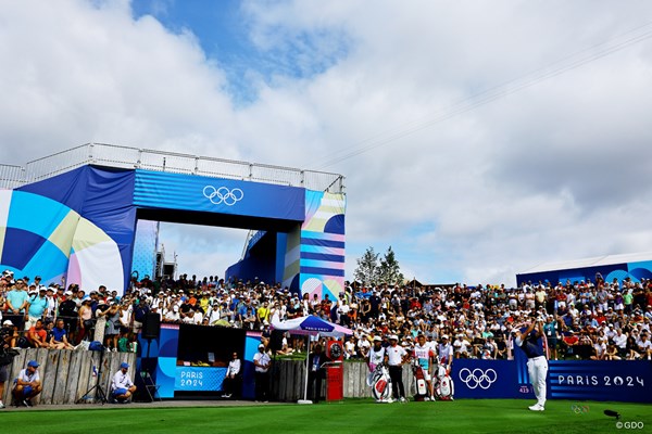 2024年 パリ五輪 3日目 中島啓太 ティショットでミスが出ている