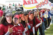 2011年 ザ・ロイヤルトロフィ 初日 アジア選抜の応援団