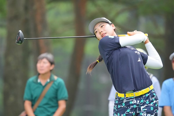 2024年 NEC軽井沢72ゴルフトーナメント 初日 菅楓華 ルーキー（Yoshimasa Nakano/Getty Images）