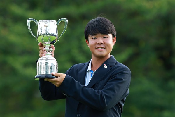 2024年 日本ジュニアゴルフ選手権 長崎大星 男子12歳から14歳の部で優勝した長崎大星(提供：JGA)