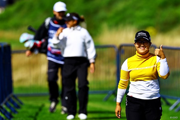 2024年 ISPS Handa スコットランド女子オープン 初日 畑岡奈紗 晴れました！