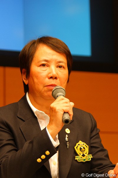 樋口久子相談役 今年からLPGAの相談役としてツアーを支えることとなった樋口久子氏