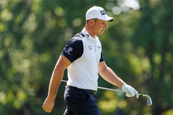 PO第2戦進出が危ぶまれる昨季年間王者ビクトル・ホブラン（James Gilbert/PGA TOUR via Getty Images）