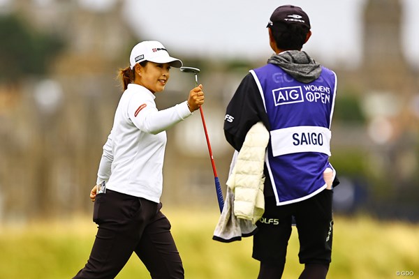 2024年 AIG女子オープン（全英女子） 初日 西郷真央 2打差4位の好発進を決めた