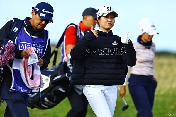 2024年 AIG女子オープン（全英女子） 初日 大里桃子 「チャレンジャーな感じ」で楽しんでいる