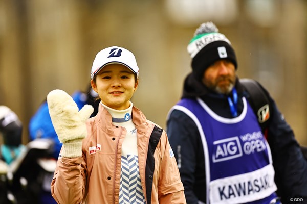 2024年 AIG女子オープン（全英女子） 2日目 川崎春花 おはようございます