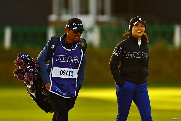 2024年 AIG女子オープン（全英女子） 最終日 大里桃子 朝も意外と風があった