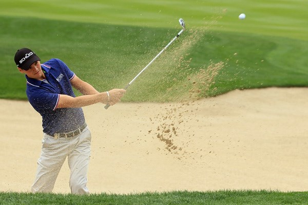 2011年 アブダビHSBCゴルフ選手権 マーティン・カイマー アブダビ選手権2日目、単独首位に立った昨年覇者のM.カイマー(Getty Images/Andrew Redington)