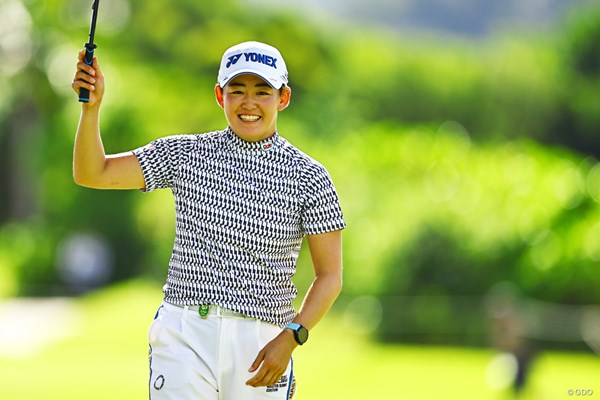 2024年 ソニー日本女子プロゴルフ選手権大会 2日目 岩井明愛 今日もニコニコ