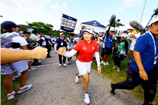 2024年 ソニー日本女子プロゴルフ選手権大会 最終日 竹田麗央 同じ2003年度生まれの仲間を励みに