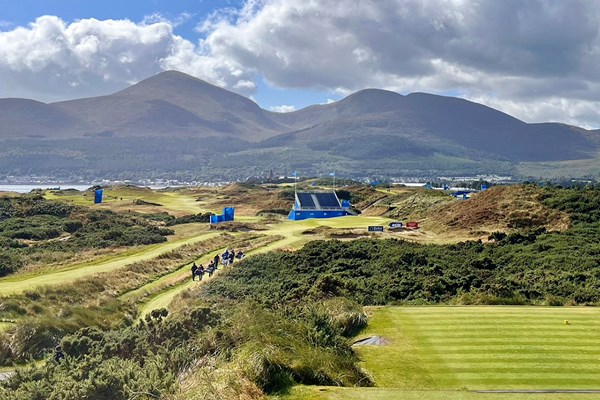 2024年 アムジェン アイルランドオープン 事前 ロイヤルカウンティダウン 山の景色も広がるロイヤルカウンティダウン