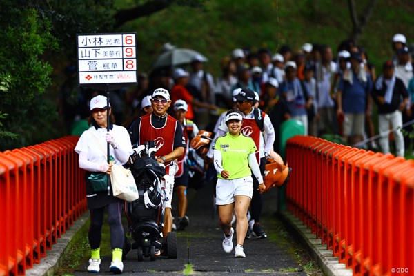 山下美夢有が今季初優勝へ単独首位に立った