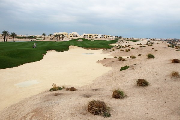 Waste Sand Area 2011年 ボルボゴルフチャンピオンズ ロイヤルゴルフクラブでは、今週はバンカーは存在しない。それが明らかにバンカーに見えたとしても（David Cannon/Getty Images)