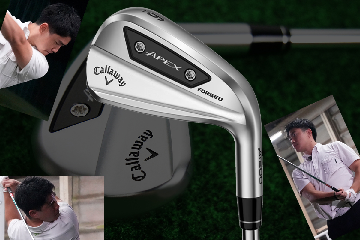 APEX Ai200 アイアンを宮下敏弥が試打「シュッとスマートなのにぶっ飛び系」