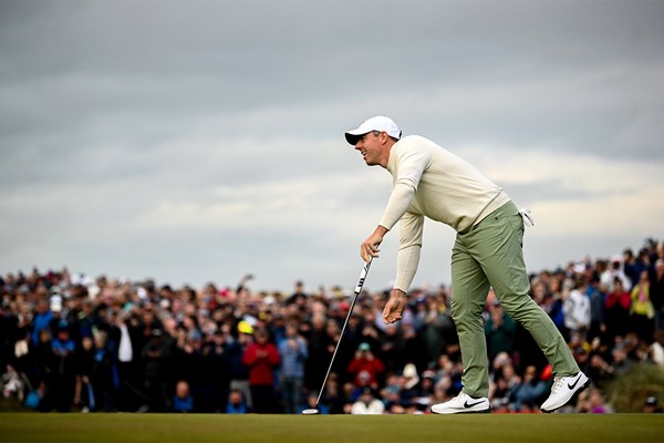 2024年 アムジェン アイルランドオープン 3日目 ロリー・マキロイ 母国大会で優勝を狙う(Ramsey Cardy/Sportsfile via Getty Images)