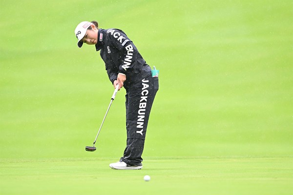 2024年 ミヤギテレビ杯ダンロップ女子オープン 最終日 佐久間朱莉 次こそ！（Atsushi Tomura/Getty Images）