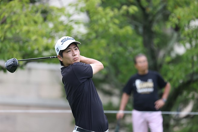 作田大地が初優勝へ首位キープ 2打差に35歳の山崎帆久登／男子下部