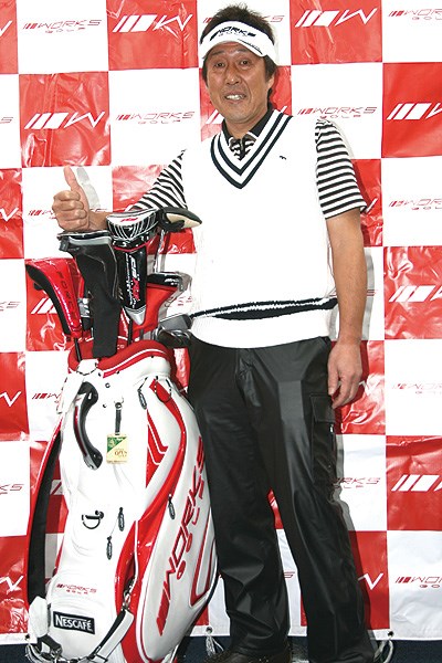 2011年 奥田靖己がワークスゴルフと契約 ワークスゴルフのギアで2011年シーズンを戦う奥田靖己