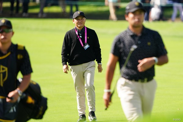 2024年 プレジデンツカップ 初日 丸山茂樹 副将として、厳しい立ち上がりになった初日を振り返る