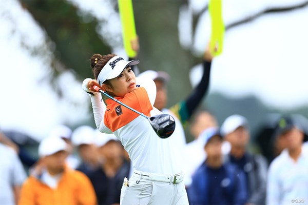 2024年 日本女子オープンゴルフ選手権 2日目 通算8アンダーの首位に浮上した山下美夢有