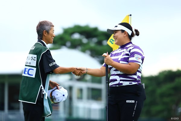 2024年 日本女子オープンゴルフ選手権 2日目 ささきしょうこ フィニッシュ