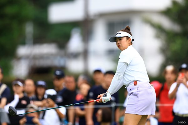 2024年 日本女子オープンゴルフ選手権 3日目 山下美夢有 打ちます