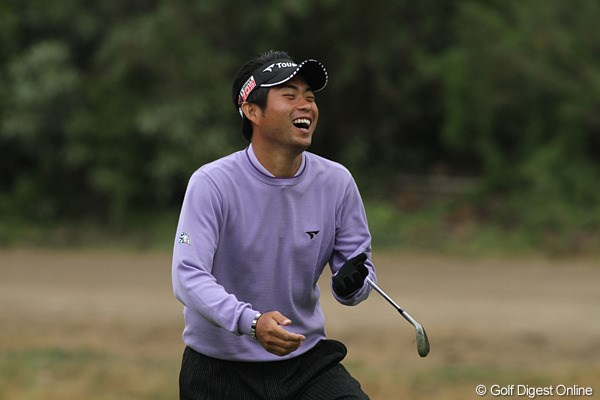 池田勇太 練習ラウンド中は終始リラックスした表情でプレーしていた池田勇太