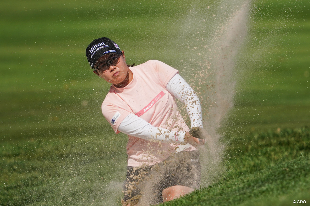 畑岡奈紗は今季初国内戦に挑む※写真は9月「クローガー・クイーンシティ」