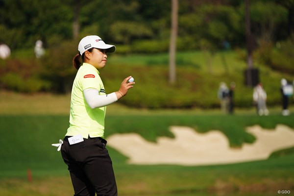 2024年 BMW女子選手権  初日 西郷真央 西郷真央が開始ホールでバーディを奪った