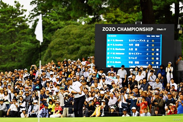 2024年 ZOZOチャンピオンシップ 初日 松山英樹 大声援を浴びてプレー