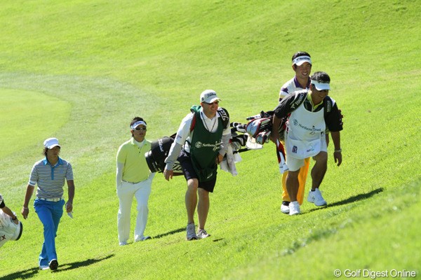 2011年 ノーザントラストオープン 初日 石川遼、池田勇太、今田竜二