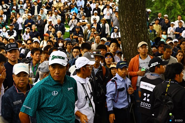 2024年 ZOZOチャンピオンシップ 3日目 松山英樹 人・人・人