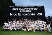 2024年 ZOZOチャンピオンシップ 4日目 最後の表彰式