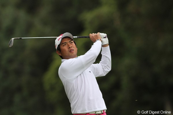2011年 ノーザントラストオープン 2日目 池田勇太 中盤にスコアを崩したが、粘りのゴルフで予選通過まであと2ホールまでこぎつけた池田勇太