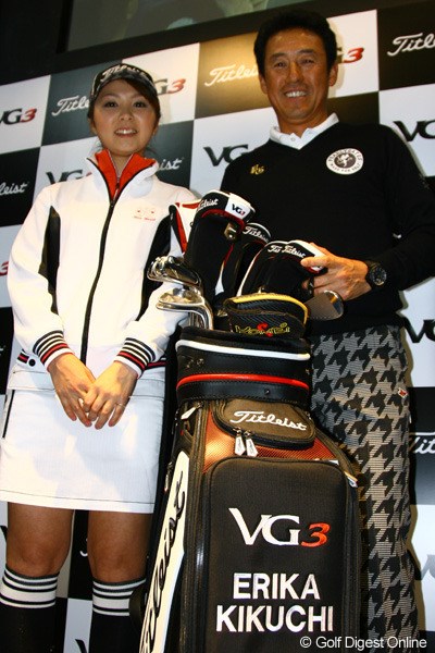 ともにVG3でツアー勝利を誓った、芹澤信雄と菊地絵理香