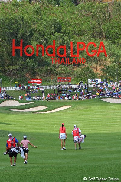 2011年 ホンダLPGAタイランド 最終日 ミッシェル・ウィ＆ヤニ・ツェン