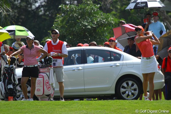 2011年 ホンダLPGAタイランド 最終日 ミッシェル・ウィ＆ヤニ・ツェン