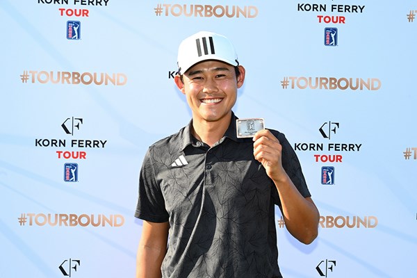 大西魁斗は下部コーンフェリーツアーからPGAツアーのカードをつかんだ(Getty Images)